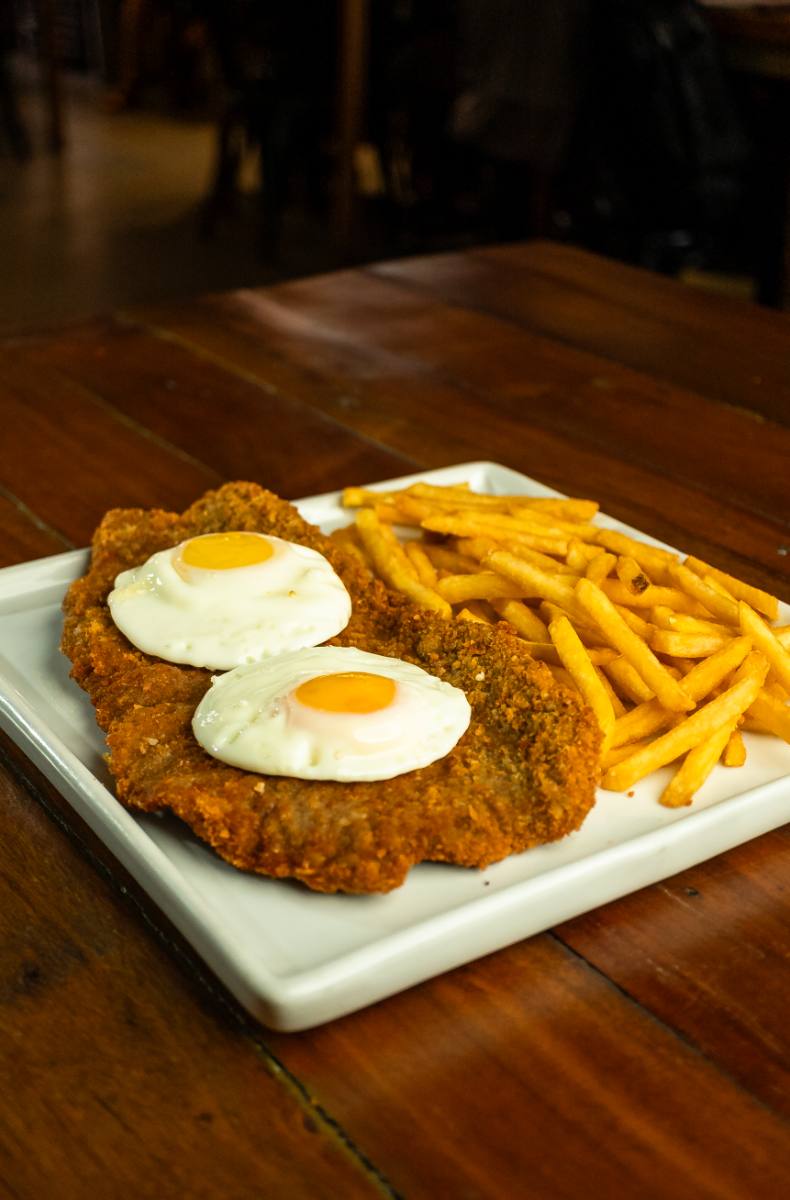 Milanesa A Caballo